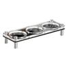 Double Layer Stand Acrylic Cup Holder Restaurant Kitchen Holds 63mm Diameter Fits Up To 11cm Height Minimalist Style