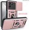 Slide Lens Armor Funda for Tecno Spark 40 Pro 4G Case for Tecno Spark 40 Pro 4G Case Magnetic Ring Stand Holder Cover Capa