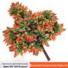 Artificial Red Maple Leaf Branch for Decoration and Landscaping