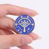 Retro Anime Chic Brooches: Cartoon Shield & Arrow Trendy Badges