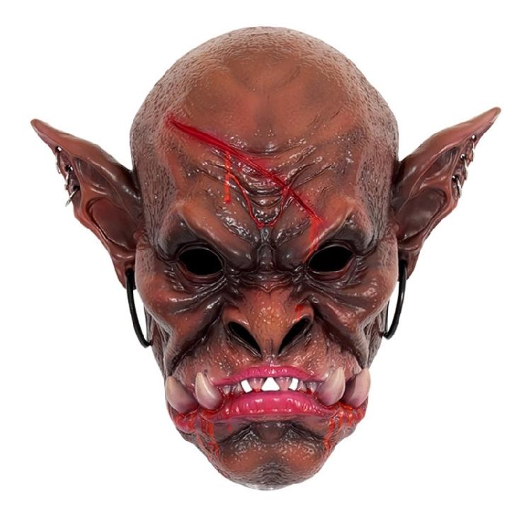 Vampir Maske Zombie Kopf Maske für Erwachsene, Gruselige Horror Schreckliche Dämonen Monster Maske Halloween Kostüm Party Cosplay 1 black