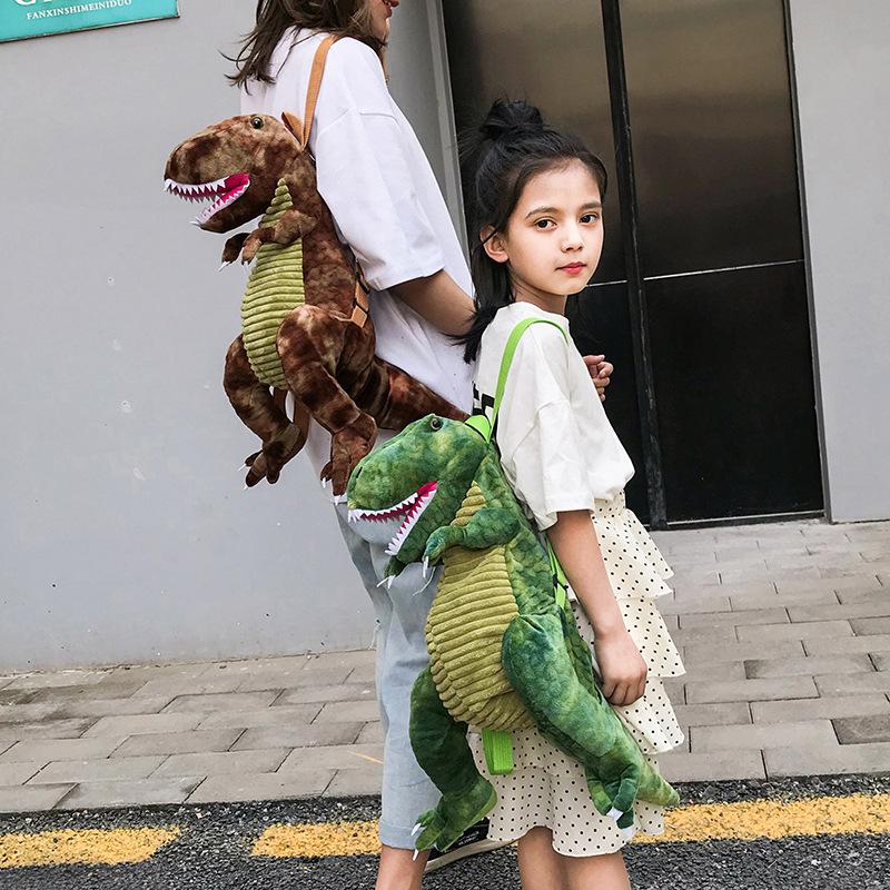 dinosaur shaped backpack