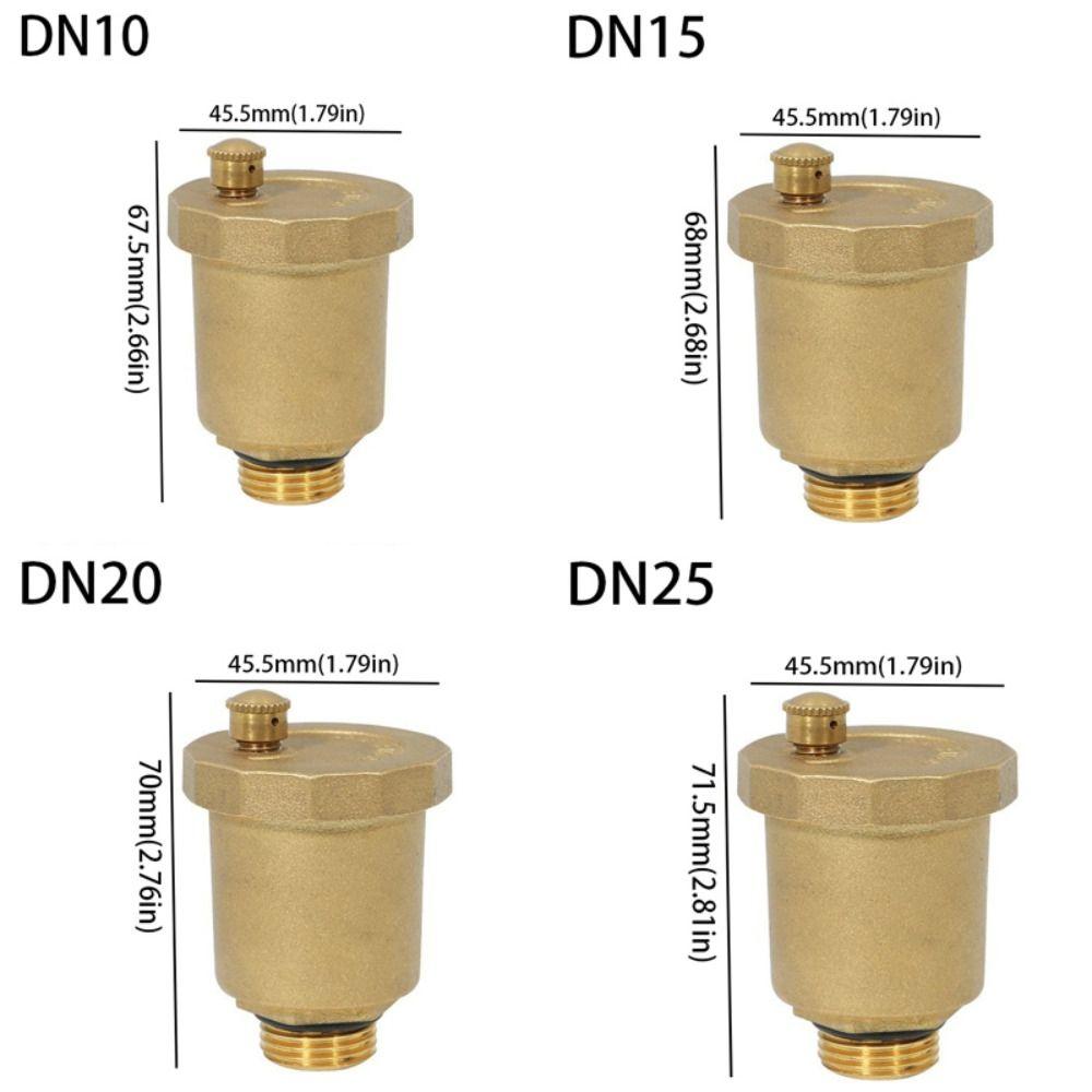 Brass Material Automatic Exhaust Release Valve Solar Water Heater Valve  HVAC Systems