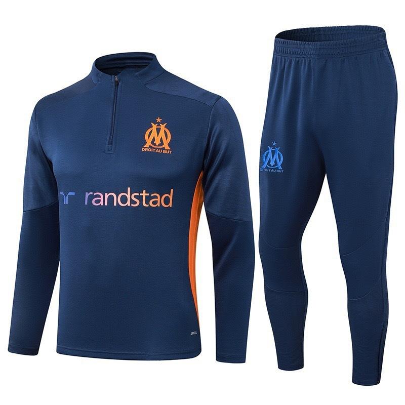 Autumn And Winter Real Madrid Barcelona Arsenal Training Suit Long Sleeve Half Zipper Football Suit Sportswear Adult Suit