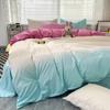 Latest Style Bedding Set Four-piece Gradient Color Bedding Sheet Pillowcase Duvet Cover Set Full Queen King Size
