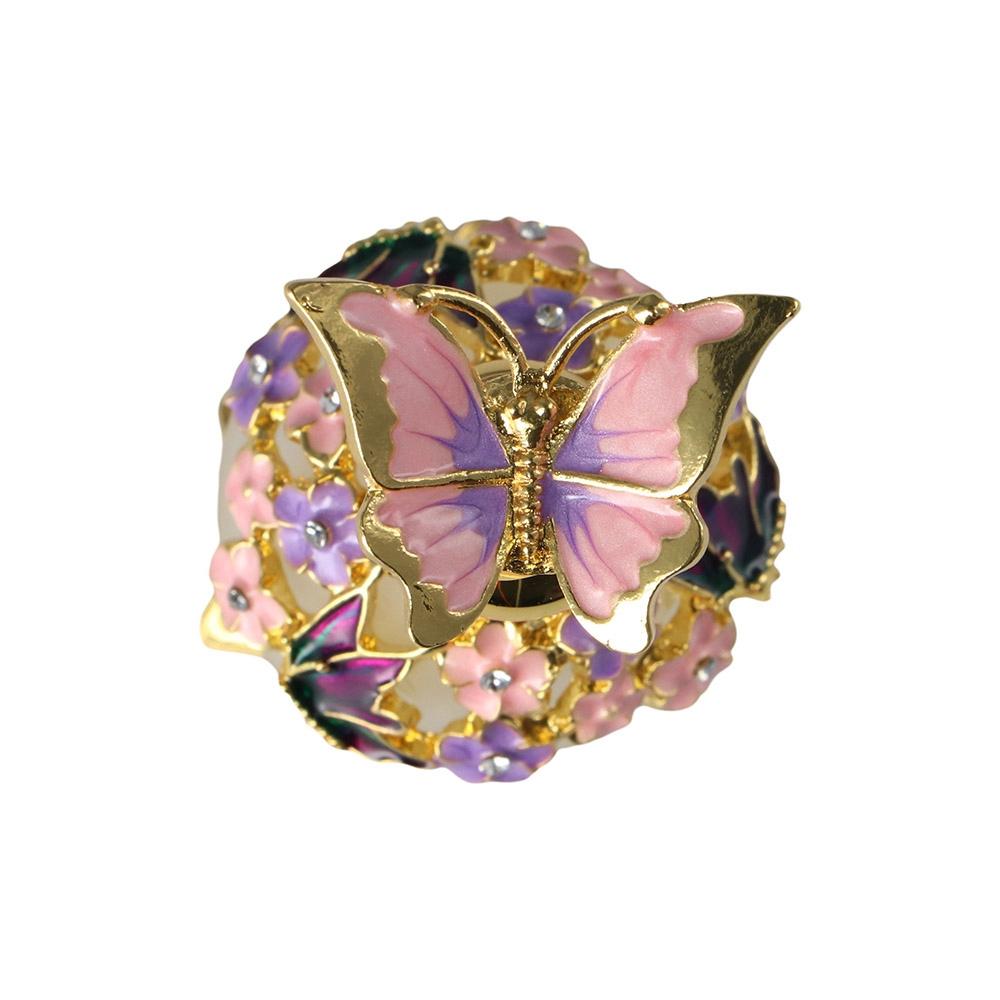 Empty Refillable Bottles Gold Butterfly Perfume Bottle Fragrance Container Essential Oil Container