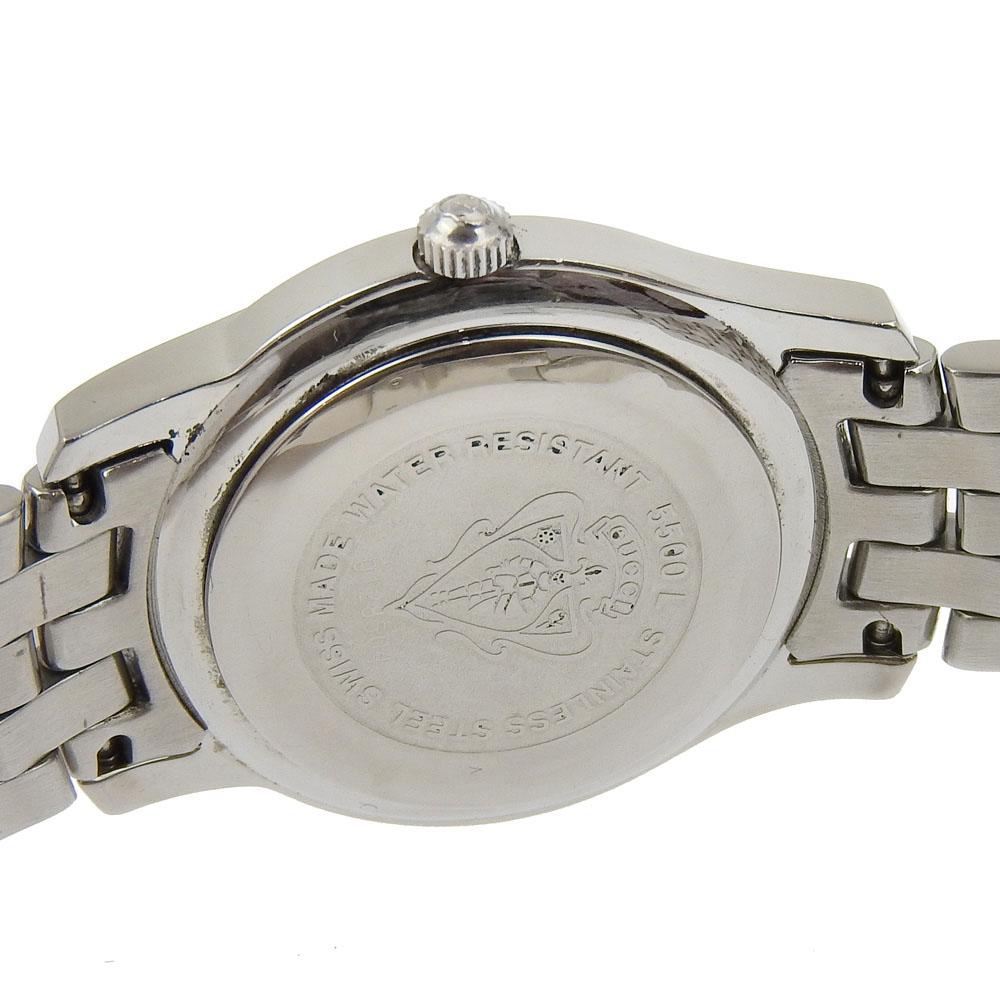 Gucci Watches 5500L blackDial Stainless Steel Quartz Analog Display Women Used