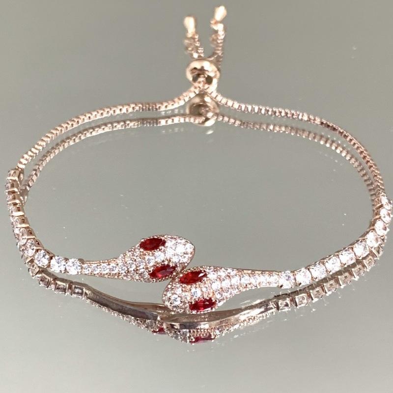 

Серебряный браслет со змеей, изумрудным цирконом, новый многослойный придворный стиль, легкая роскошь, модный, высококлассный, с темпераментом