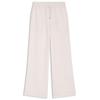 BOSS Calças Femininas Wide Leg Cintura Elástica Rosa Claro 50562213680