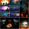 Halloween Cemetery Backdrop for Birthday,Youngsters Shower,Graduation Party Decor,Photography Background,Halloween Decor