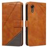 For Samsung Galaxy Xcover7 Case Shockproof Geometric Line Leather Phone Cover Card Holder