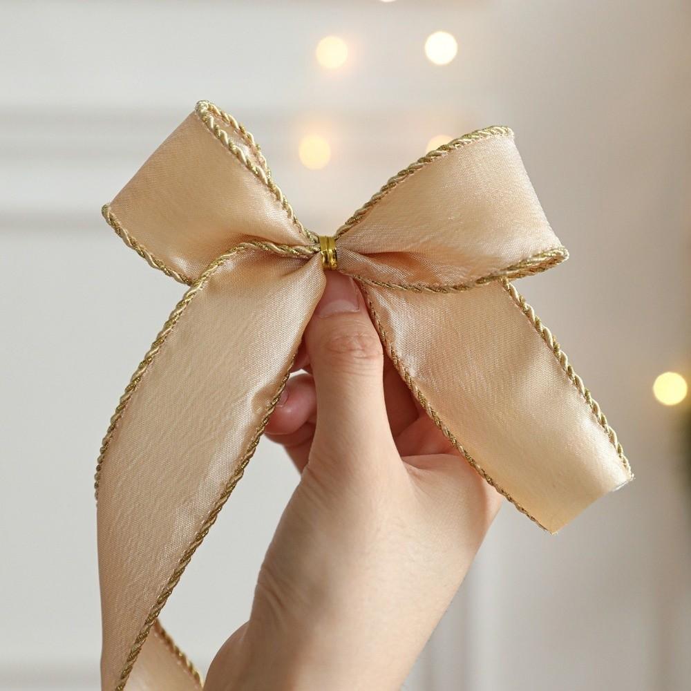2M DIY Christmas Webbing Exquisite Woven Strap New Christmas Ribbon  Gift Box Decoration