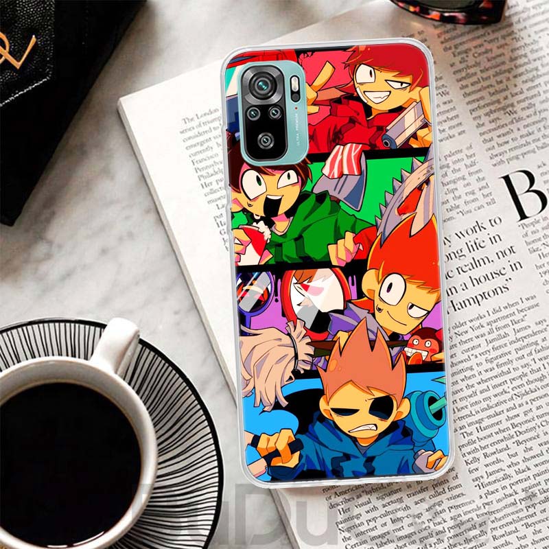 Cartoon E-Eddsworld Cover For Xiaomi Redmi Note 14 13 12S 12 11 Pro Plus Phone Case 11S 10S 10 11E 11T 14Pro 13Pro Print Coque N