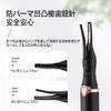 LUYING Hot USB Three Temperature Quick Black Curler, 2-in-1, Rechargeable, Long-Lasting, Settings, 10-Second Preheat, 15-Minute Auto-Off, Portable,