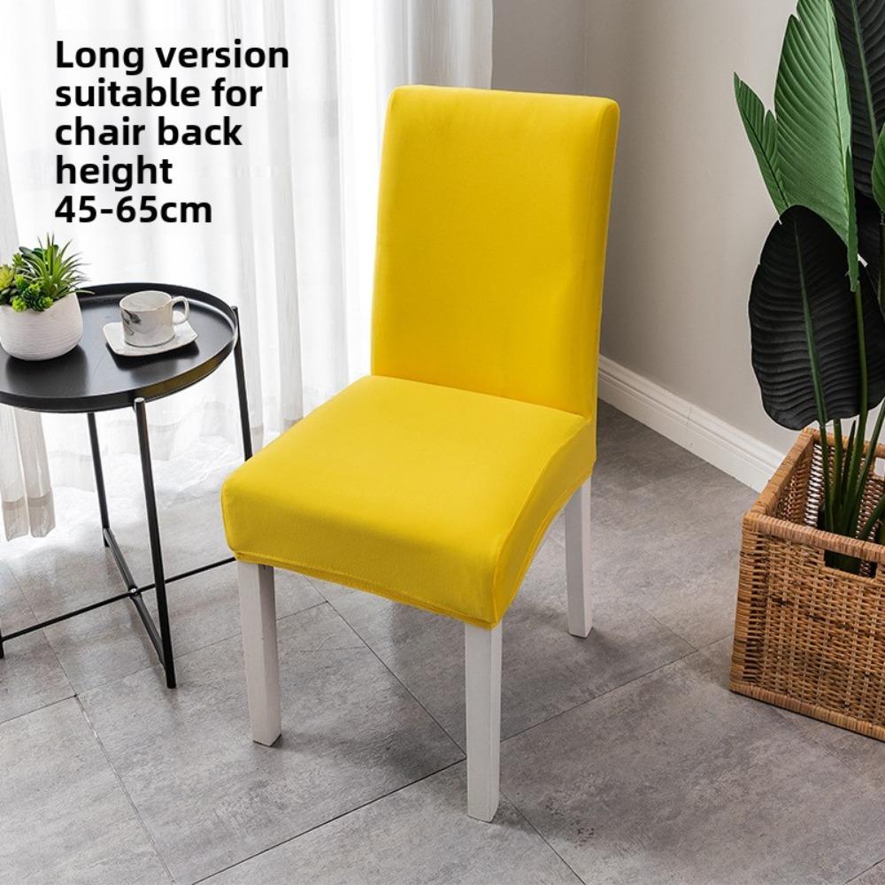 

Чехол на стул с высокой спинкой, эластичный, однотонный, полной посадки, утолщенный, в европейском американском стиле 1pc