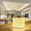 Waterproof 220V LED Strip Lights: Tri-Color, Self-Adhesive, Extra Bright for Living Room, Ceiling Trough, and Outdoor Use