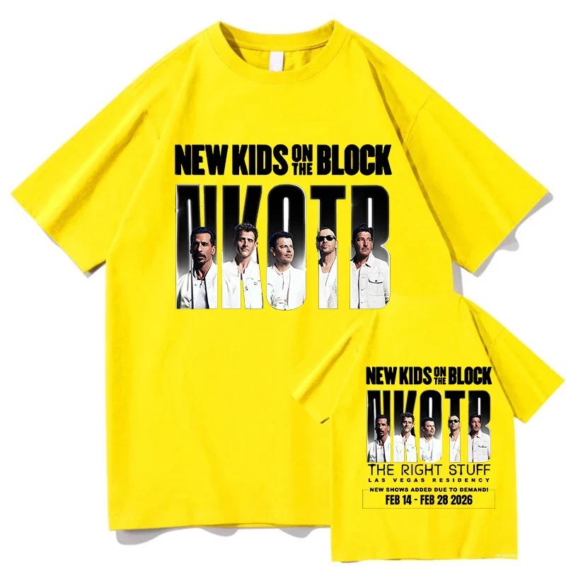 The Right Stuff Las Vegas Graphic T Shirts Cotton New Kids On The Block Nkotb Tshirts Short Sleeve Harajuku Tshirts Streetwear