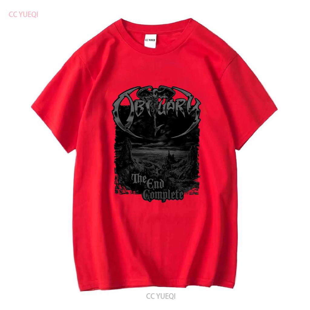 Obituary The End Complete T Shirt cotton Mens all sizes S 5XL 18 colors band poster album cover long or short sleeves vintage