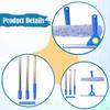 Window Cleaner Tool 2 In 1 Washing Kit Cleaning for Home High Glass Floor