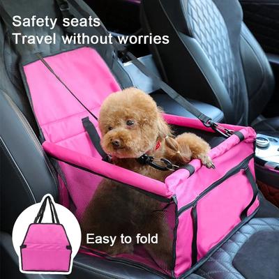 5 Color Double Thick Waterproof Travel Accessories Mesh Hanging Bag Folding Pet Supplies Dog Mat Blanket Safety Pet Car Seat Bag