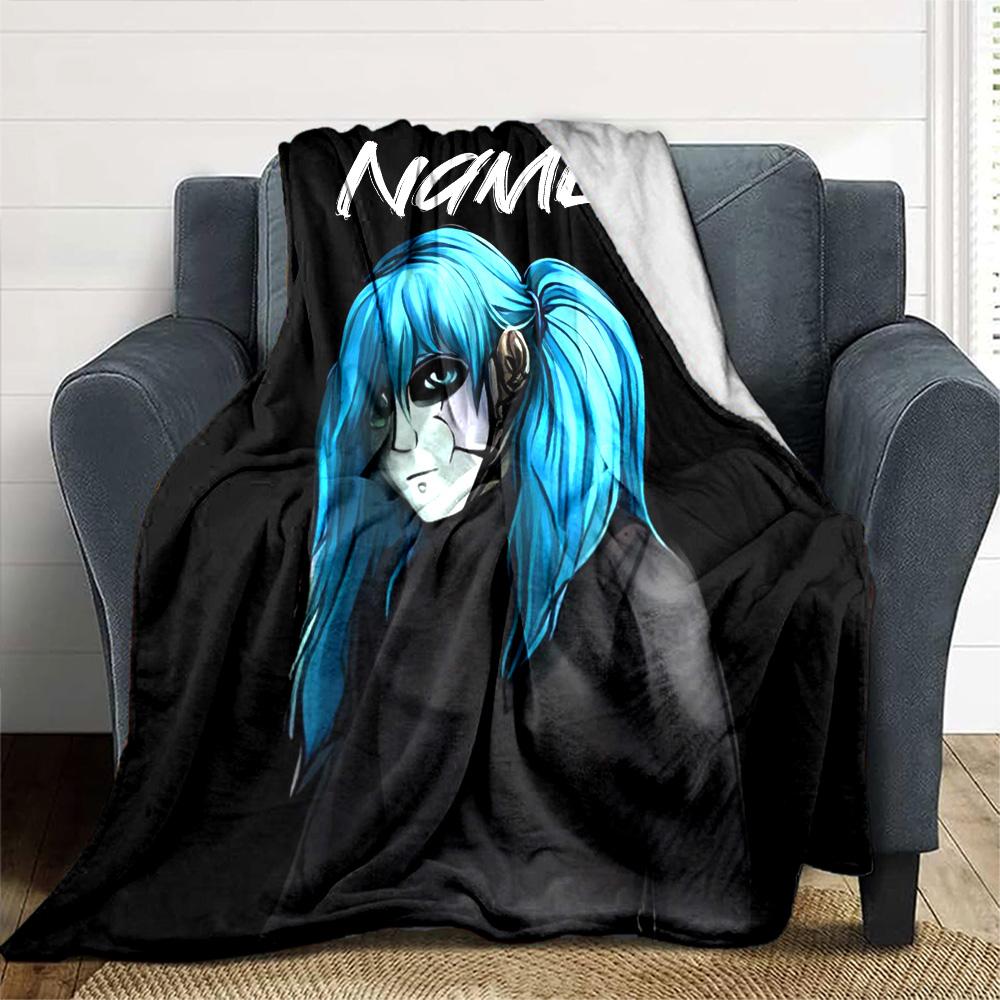Customiz Name Personality Sally Face Blanket Soft &Warm Sofa Office Bed Travel Lunch Break Blanket, Gift Suitable All Seasons