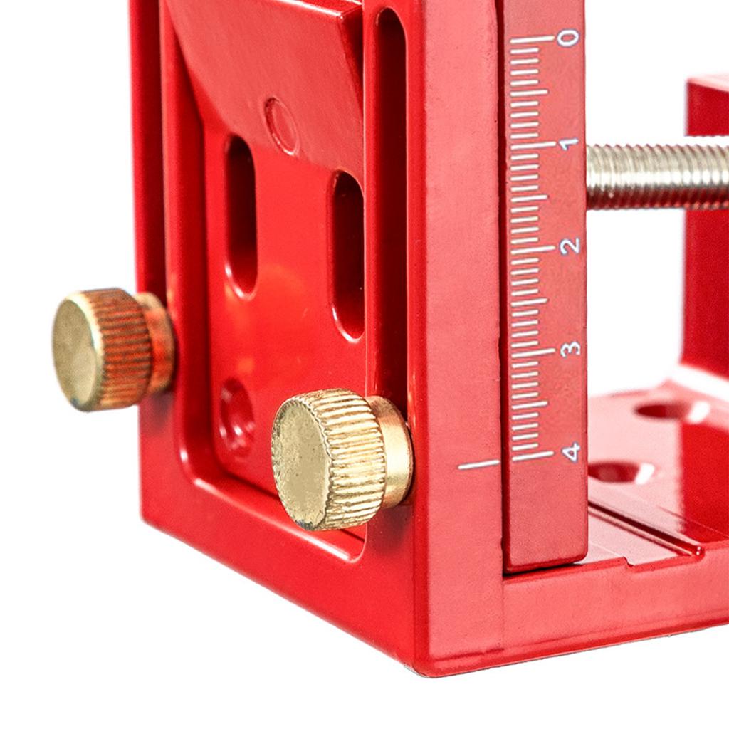 Pocket Hole Jig Kit Adjustable Angle Drill Guide with Screws Wood Plug Wrench for Woodworking