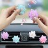 Crystal Lotus Car Air Freshener Clip Car Perfume Clip Aromatherapy Air Conditioning Vent Ornaments Car Interior Decoration