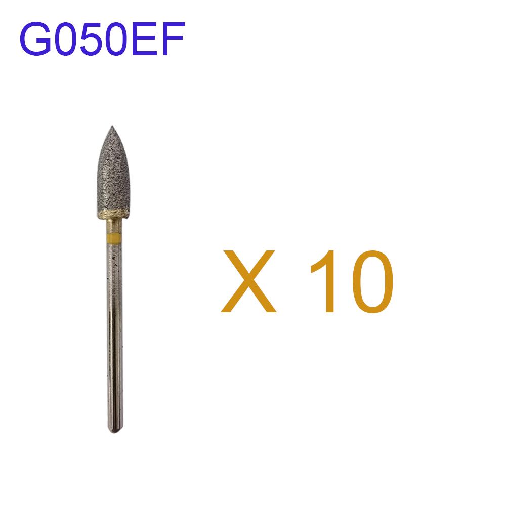 10 Pcs/Box Dental Hp Sintered Diamond Burs Kit Universal Dental Dentistry Burs Cutting Drills Dentist Lab Material Steel Prepare
