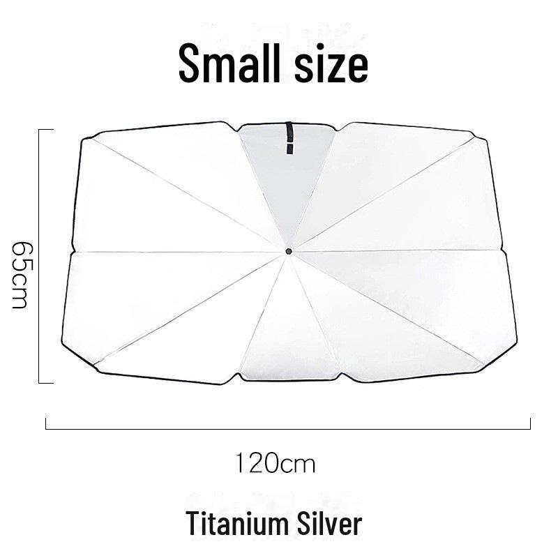 Umbrelă de soare pentru mașină - Husă termoizolatoare pliabilă pentru parbriz