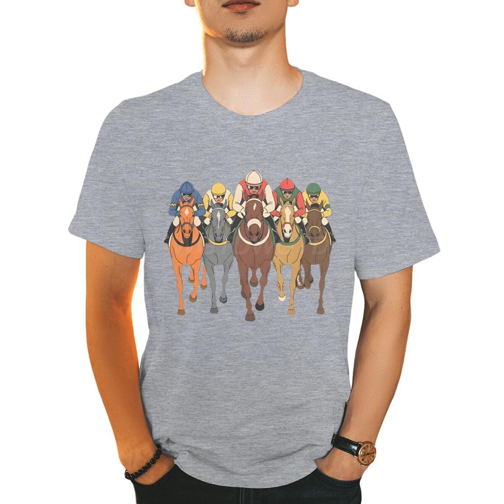 Derby Day Classic T-shirts Tops 2025 Derby Party Tee Summer Men Clothing Racing Horse Racing Shirt Unisex Fashion Casual Tops