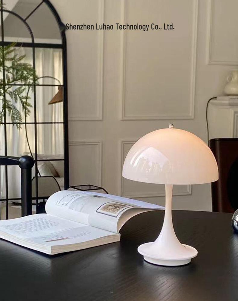 Danish Designer LED Bedside Wedding Table Lamp with Charging Feature