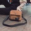 Women Canvas Single Shoulder Messenger Bag Small Square Bag Corduroy Bag