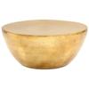Day and Night - Day and Night Hammered Aluminum Coffee Table Brass 70x30 Cm