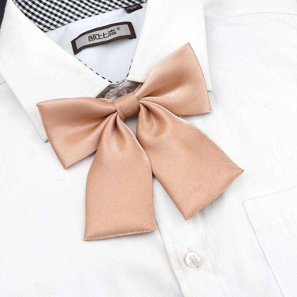 Perfect Match Colorful Women‘S Shirts Bowtie Ladies Girl School Wedding Party Bowknot Pink Bule Black Classic Butterfly Knot Suits Accessories