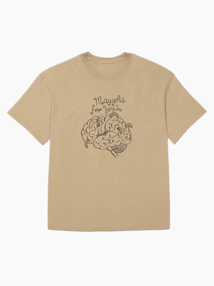 Maden für Gehirne Übergroßes T-Shirt