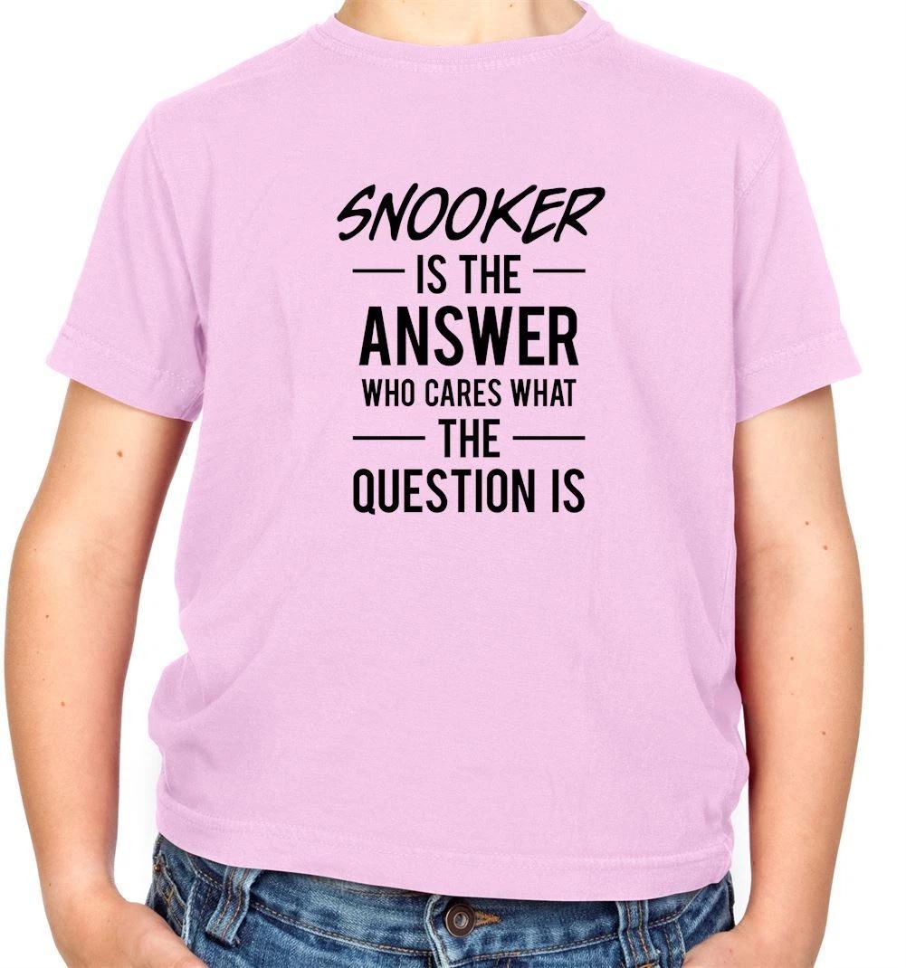 Snooker Is The Answer - Kids T-Shirt - 147 Crucible Player Fan Love 120