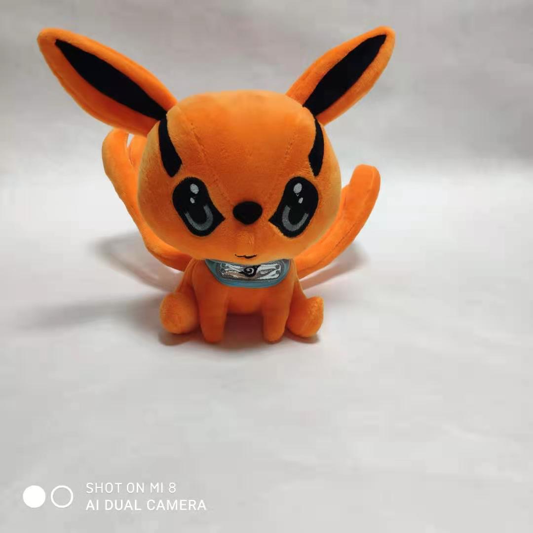 New Toy Nine Tailed Fox Plush Toy Cute Creative Toy 30cm оранжевый