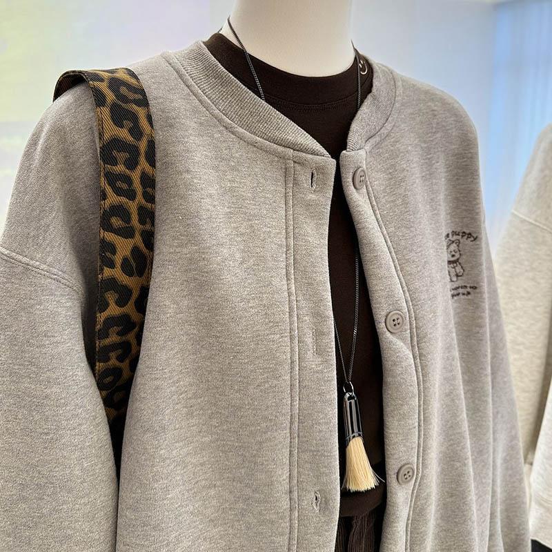 Coats for Women Winter Cotton Jacket Thickened Velvet Windbreaker Loose Casual Coat Top