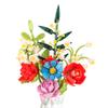D Children'S Building Block Toys Building Block Flower Bouquet Blind Box Diy Assembly Small Particles Building Block Flowers Red Rose
