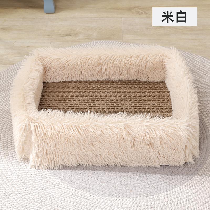 

Multifunctional Cat Scratching Board Foldable Sleeping and Playing Integrated Cat Nest Scratch-resistant Claw Corrugated Pet Toy