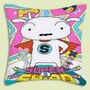 Cartoon Crayon Shin-chan Pillow Covers Cartoon Sofa Decorative Home Double-sided Printing Short Plush Cute Cushion Cover