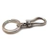 Barrel Key Hook S with Key Silver Key Double Fish Wallet Single Biker [dredline] Df-004 Ring, 925, Chain, Loop, Hook, Chain, Hook,