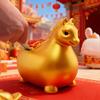 Gold Red Cartoon Piggy Bank Zodiac Horse Coin Saving Box Decorative Pig Coin Jar  Gift