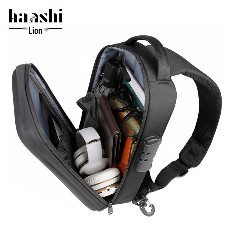 Men's High-End Waterproof Travel Chest Bag & Women's Trendy Messenger Backpack
