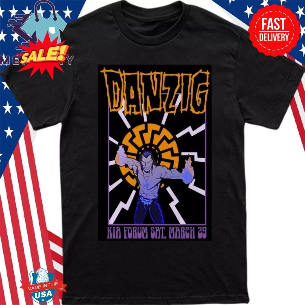 Danzig Inglewood CA March 29 2025 Poster T-Shirt Unisex T-Shirt S