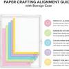 5/7pcs Multi-size Paper Crafting Alignment Guides Spacing Locator Tools  Scrapbooking