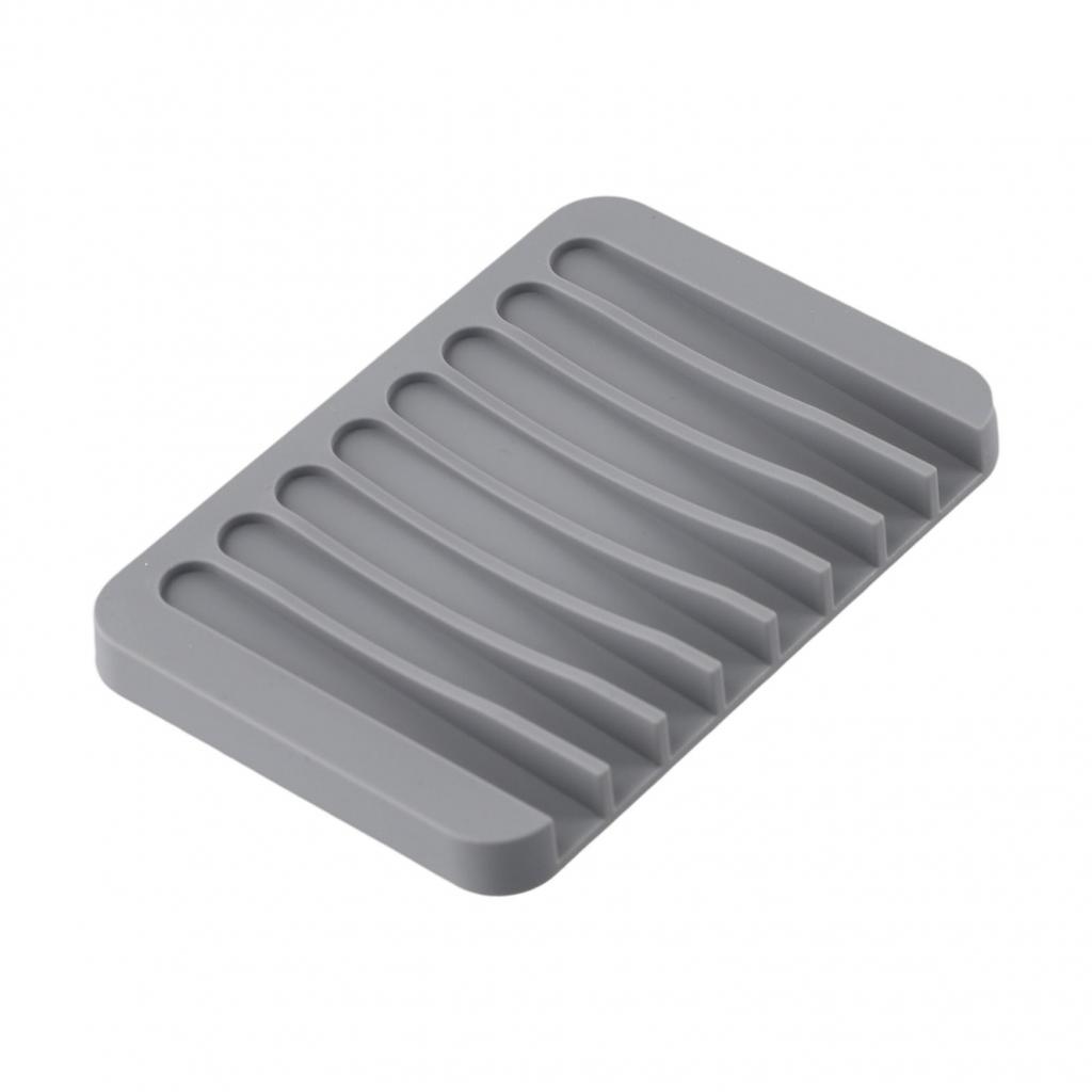 Accessoire de salle de bain fonctionnel Set de porte-savon en silicone auto-vidant