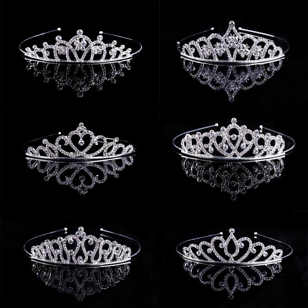 Piece Bridal Wedding Jewelry Stunning Crystal Rhinestone Crown Headband Tiaras Crowns Headbands