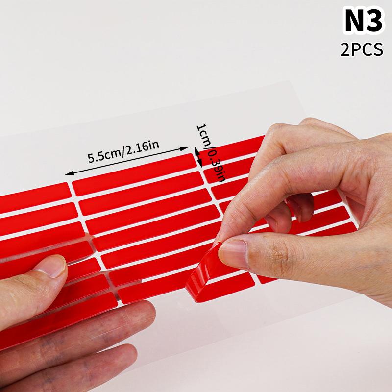 2 szt. Przezroczysta taśma klejąca do paznokci Stojak ekspozycyjny na sztuczne paznokcie Naklejki z klejem Dwustronnie klejone Narzędzia do ćwiczeń i prezentacji manicure