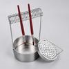 Brush Washer with Perforated Strainer Insert Compact for Oil Painters